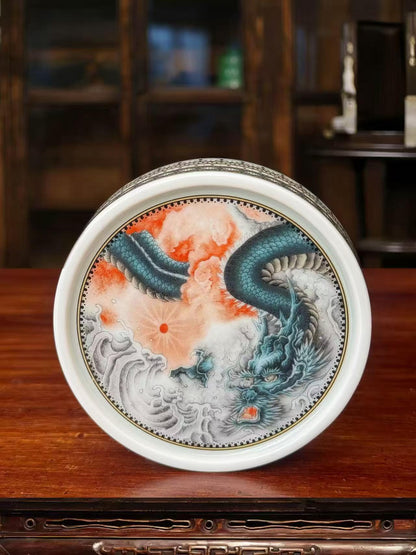 Crimson Dragon Display Plate