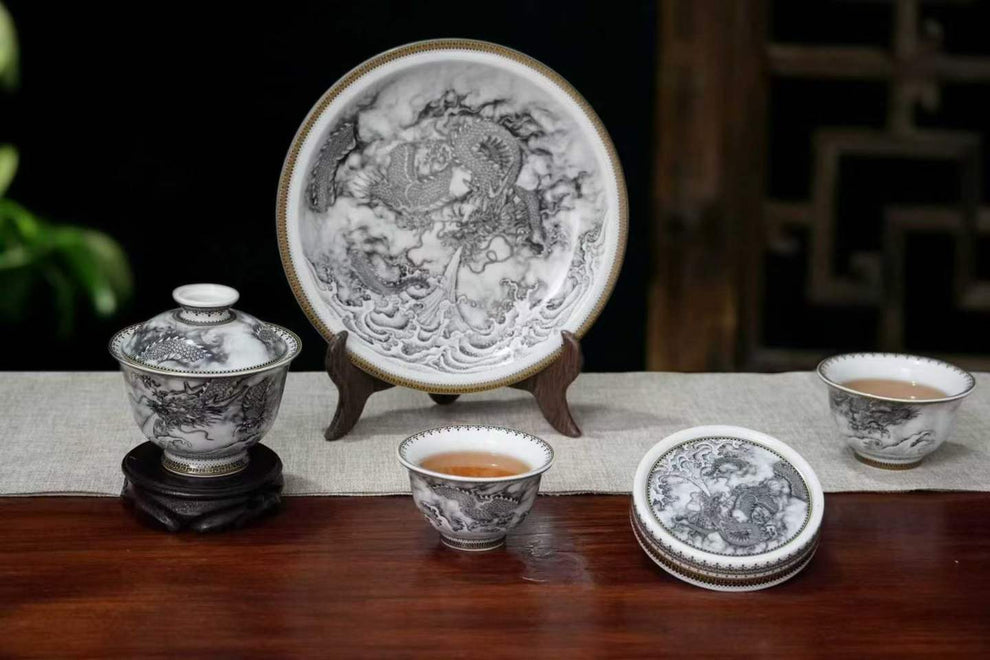 Ink Dragon Tea Set – JingForm