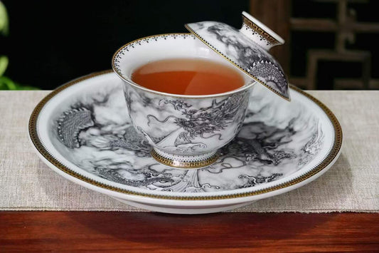 Ink Dragon Tea Set