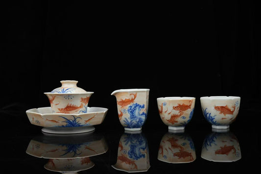Koi Pond Tea Set