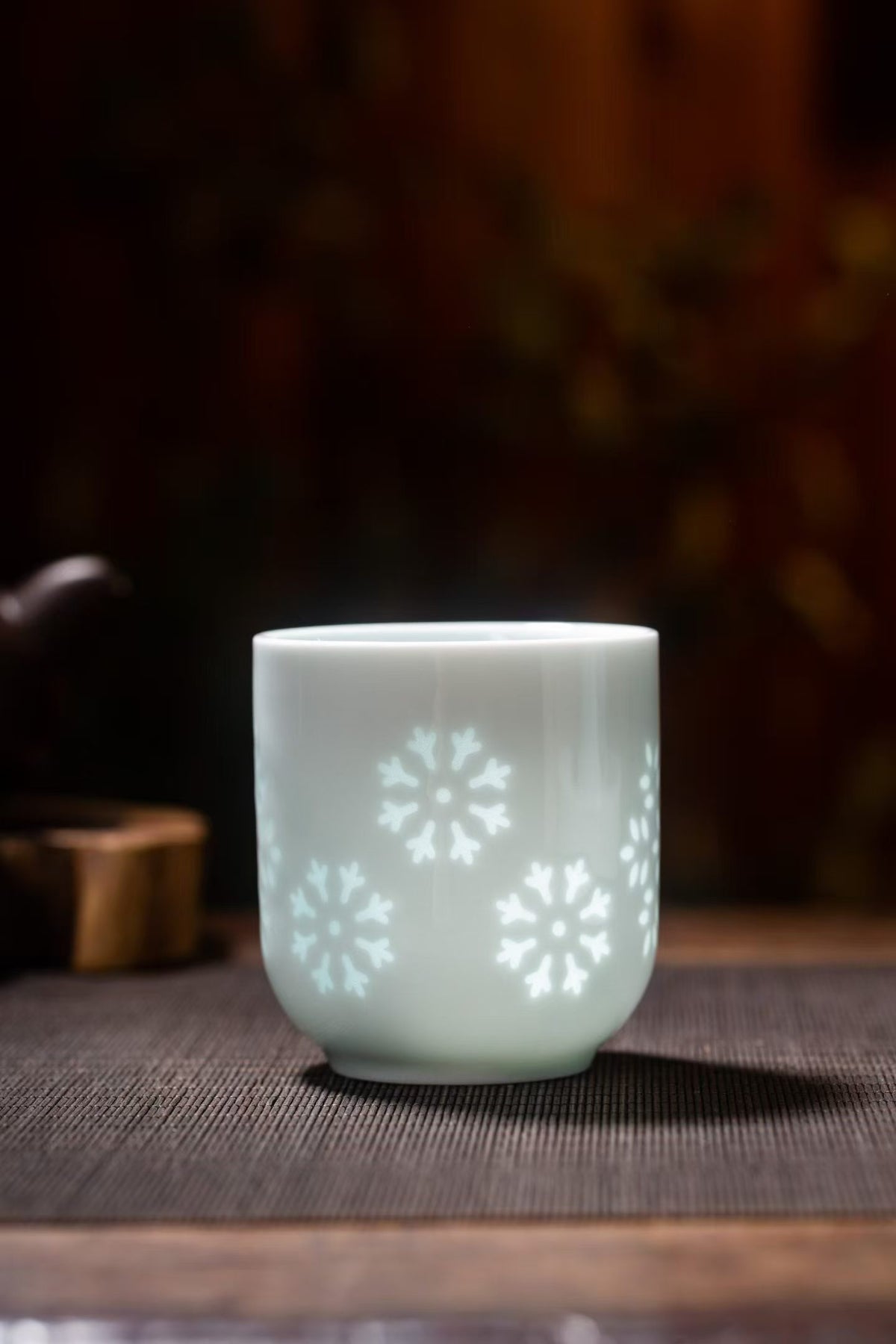 Linglong Snowflake Tea Cup