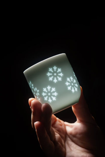 Linglong Snowflake Tea Cup