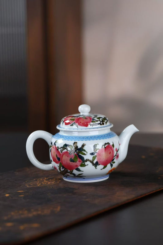 Longevity Peach teapot