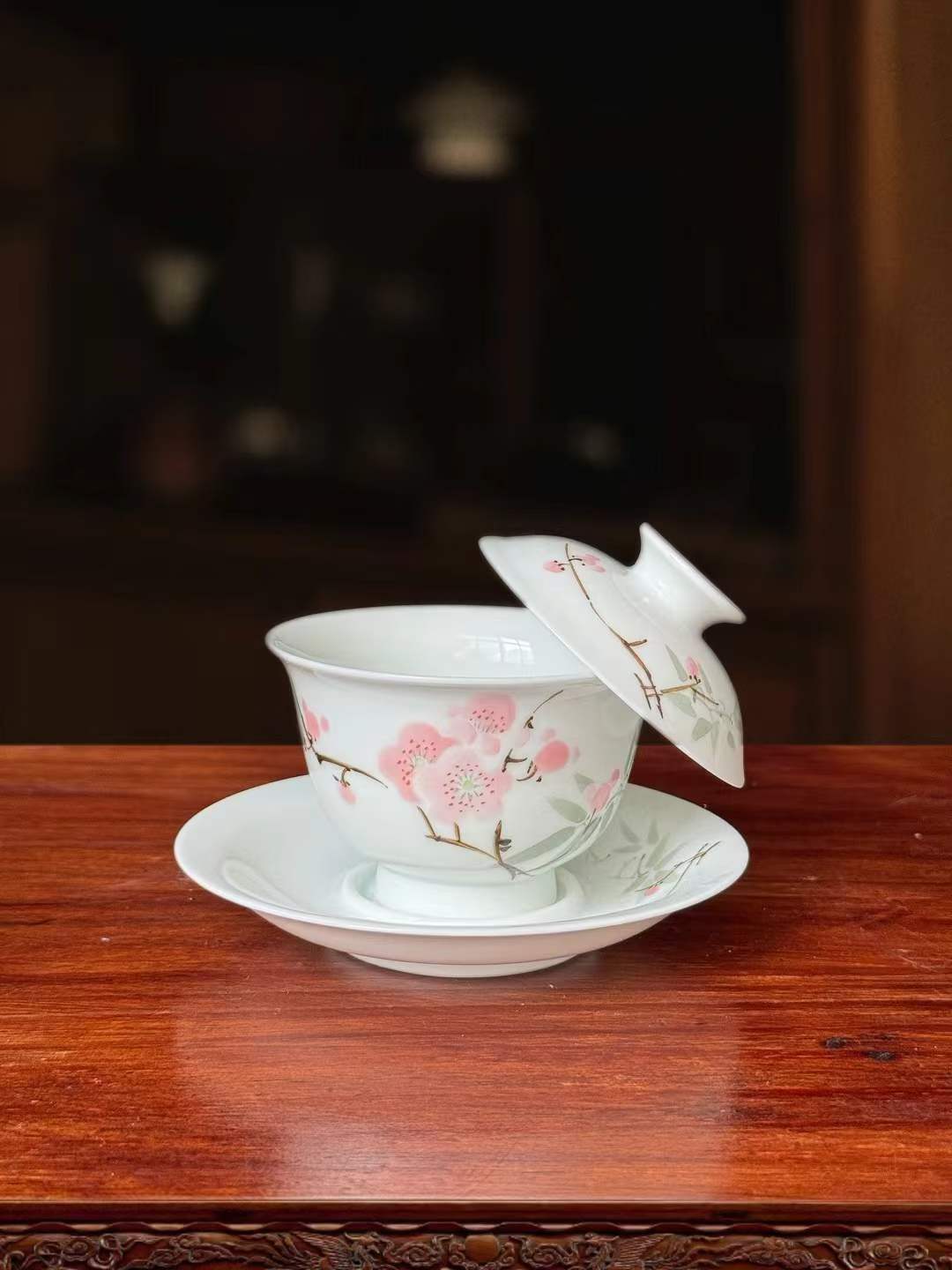 Pink Blossom tea set pieces