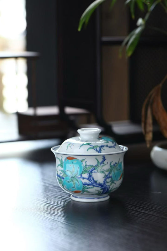 Turquoise Garden gaiwan